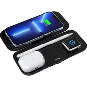 تصویر پاوربانک ،شارژر وایرلس و مگ سیف 5کاره مومکس مدل Airbox Momax Airbox Multi-Device Wireless Charging Power Bank