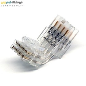 تصویر رابط 90 درجه کابل 8 پین برق CPU مدل CPU 8Pin (4+4Pin) 90 Degree Power Adapter 