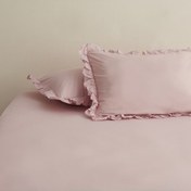 تصویر روبالشی صورتی پودر موردی 2 بالش اصلی Karaca Home 