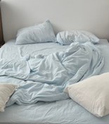 تصویر ست کامل روتختی آسمان - رنگ آبی آسمانی- ارسال سریع 