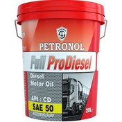 تصویر روغن موتور دیزلی پترونول فول پرو دیزل SAE-50 حجم 20 لیتر Petronol Full Pro Diesel SAE-50 Diesel Oil 20 L