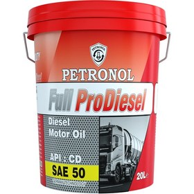 تصویر روغن موتور دیزلی پترونول فول پرو دیزل SAE-50 حجم 20 لیتر Petronol Full Pro Diesel SAE-50 Diesel Oil 20 L