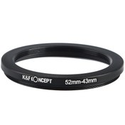 تصویر آداپتور کاهشی فیلتر KF مدل 52mm-43mm 