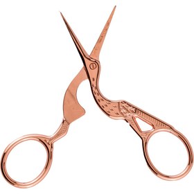 تصویر قیچی ابرو مدل S101 طرح پرنده اس پلاس S Plus S101 Fine Eyebrow Scissors With Bird Design With Professional Tip