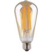 تصویر لامپ حبابی فیلامنتی 8 وات خمره ای طلایی EDC 8 watt filament bulb EDC gold pot