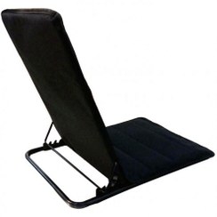 تصویر صندلی راحت نشین سه حالته تمام فلزی تاشو 