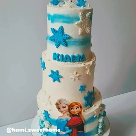 تصویر کیک آنا و السا 