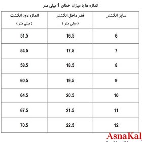 تصویر انگشتر دخترانه مدل 2لاین گل نگین دار فری سایز کد ANG19251W 