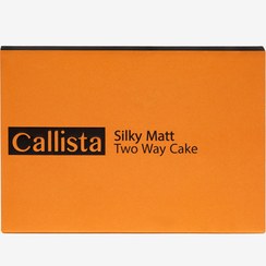 تصویر پنکیک کالیستا مدل Silky Matt Two Way Cake ( پنکیک نارنجی کالیستا ) - TC01 