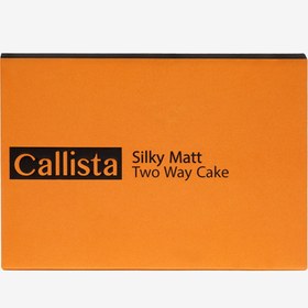 تصویر پنکیک کالیستا مدل Silky Matt Two Way Cake ( پنکیک نارنجی کالیستا ) - TC01 