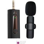 تصویر میکروفون یقه ای بی سیم مدل K35 دو کاربره 