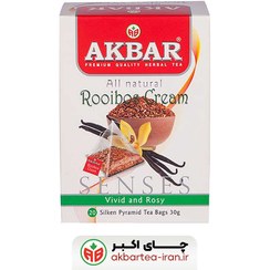 تصویر دمنوش کیسه‌ای 20 عددی رویبوس (برند چای اکبر) 