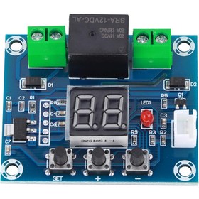 تصویر ماژول کنترل رطوبت خاک XH-M214 با رله و نمایشگر 