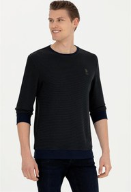 تصویر خرید اینترنتی پلیور مردانه سرمه‌ای برند u s polo assn G081GL082-1668558 Us Polo Assn G081Gl082-1668558-Fw Regular Erkek Sweatshirt