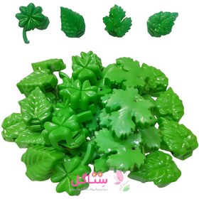 تصویر گیره نگهدارنده گل و گیاه مدل برگ 16 عددی16 leaf model flower and plant holder clip 