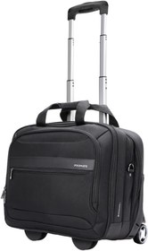 تصویر Promate Trolley Bag, Versatile 2-in-1 Lightweight Trolley Laptop Bag with Shoulder Strap, Telescoping Handle, Water Resistance and In-Line Wheels for 16” Laptops, MacBooks, iPad, Dell, Persona-TR Promate Trolley Bag, Versatile 2-in-1 Lightweight Trolley Laptop Bag with Shoulder Strap, Telescoping Handle, Water Resistance and In-Line Wheels for 16” Laptops, MacBooks, iPad, Dell, Persona-TR