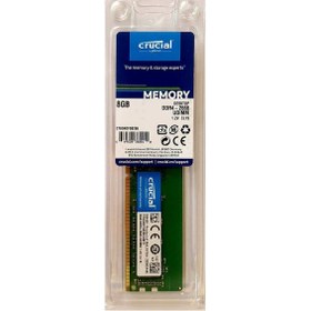 تصویر رم کامپیوتر DDR4 تک کاناله 2666 مگاهرتز CL19 کروشیال ظرفیت 8 گیگابایت (آکبند) 