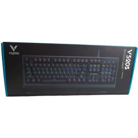 تصویر کیبورد گیمینگ رپو مدل V520S اپن باکس ا Rapoo V520 Gaming Keyboard Rapoo V520 Gaming Keyboard