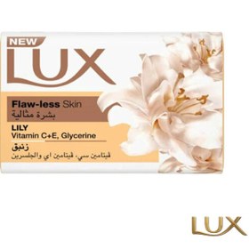 تصویر صابون لوکس عربستان اصلی رایحه گل های سفید وزن 170 گرم lux beauty soap with white flower 170g