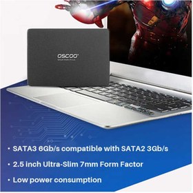 تصویر اس اس دی اینترنال اوسکو SATA مدل OSC-SSD-002 BLACK ظرفیت 512 گیگابایت Oscoo Black 240GB SATA Internal SSD OSC-SSD-001