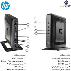 تصویر تین کلاینت اچ پی T520 AMD GX-212JC استوک - 4GB / 16GB ا TIN Client T520 AMD GX-212JC TIN Client T520 AMD GX-212JC