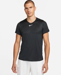 تصویر تی شرت تنیس مردانه نایک NikeCourt Dri-FIT Advantage- مشکی 