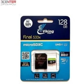 تصویر رم 128 گیگ Vikingman 128GB Class10 UHS-I U1 Memory Card 