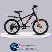 تصویر خرید دوچرخه بچه‌گانه قناری سایز ۲۰ مدل JUNIOR | سبک، ایمن و بادوام 