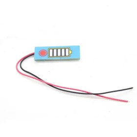 تصویر نمایشگر ولتاژ و میزان شارژ باتری 3سل(12.6v) با 5LED 