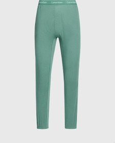 تصویر شلوار راحتی مردانه - فوق‌العاده نرم - پنبه‌ای، سبز برند Calvin Klein Men's Lounge Joggers - Ultra Soft - Cotton, Green