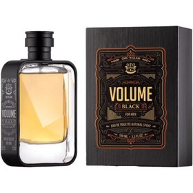 تصویر ادکلن مردانه ولوم بلک چیک ان گلام (اورجینال ) مدل حجم 100 میلی لیتر Chic n Glam Volume Black Eau De Parfum for Men 100 ml 