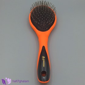 تصویر برس مو کویین رنگ نارنجی 