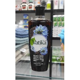 تصویر روغن سیاه دانه فاتیکا اورجینال عربی 200میل احیاء کننده و درخشان کننده اصلی Vatika oil