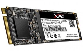 تصویر اس اس دی اینترنال XPG مدل SX6000 lite M.2 2280 ظرفیت 512 گیگابایت 