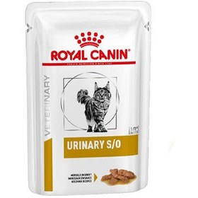 تصویر پوچ گربه یورینری رویال کنین مدل پاته 85 گرم (درمانی) Royal Canin Urinary S/O Wet 85g