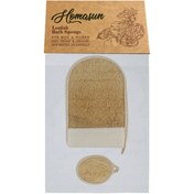 تصویر لیف حمام لوفا هماسان مدل وگان صورت و بدن 