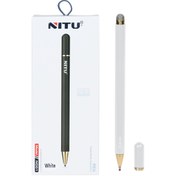 تصویر قلم لمسی NITU مدل ND01 - سفید و مشکی 