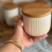 تصویر بانکه سرامیکی شیاردار ادویه 