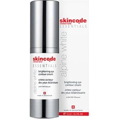 تصویر کرم روشن کننده و رفع تیرگی دور چشم اسکین کد 15 میل Skincode Brightening Eye Contour Cream 15ml