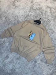 تصویر دورس سه‌نخ مردانه گرم و نرم مدل نایک کافی با گلدوزی – سایز L تا XXL 