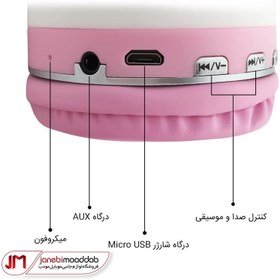 تصویر هدست عروسکی طرح کیتی مدل AH-806D Doll headset model AH-806D