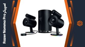 تصویر اسپیکر گیمینگ ریزر Nommo Pro 2.1 Razer Nommo Pro 2.1 RGB Gaming Speakers