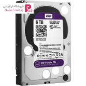 تصویر هارد دیسک اینترنال وسترن دیجیتال سری بنفش ظرفیت 6 ترابایت (اصل) Western Digital Purple Internal Hard Disk 6TB