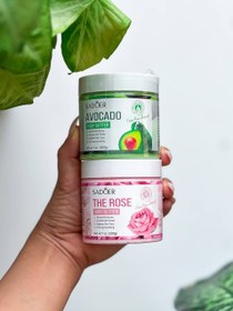 تصویر کره بدن سادور عصاره نارگیل و شی باتر 200 میل sadoer coconut oil body butter