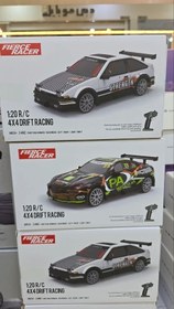 تصویر ماشین کنترلی دریفتی فیرس ریسر 2023 – توپ استنت 360 درجه با چراغ LED RC Drift Car 2023 – 360° LED Stunt Ball