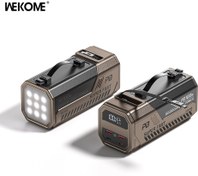 تصویر پاوربانک mAH 50000 چندکاره ۱۰۰ واتی برند WEKOME مدل WP-69 با کابل شارژ سریع جمع‌شونده (۵۰۰۰۰) میلی‌آمپر | WEKOME WP-69 100W High-Power Multifunctional Power Bank 