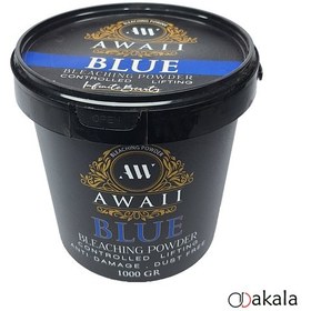 تصویر پودر دکلره آوایی آبی وزن ۱ کیلوگرم با رایحه نعناع 