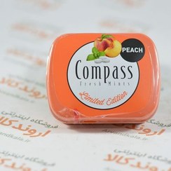 تصویر خوشبو کننده دهان بدون شکر هلو با شیرین کننده 14 گرم کامپس Compass ا Compass mints peach sugar free with sweeteners 14 g Compass mints peach sugar free with sweeteners 14 g