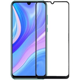 تصویر محافظ صفحه نمایش فول چسب هواوی Y8p Full Glass Screen Protector For Huawei Y8p