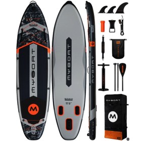 تصویر پدل برد MY BOAT BASS HUNTER GREY STD 